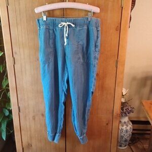 PEACE AND PEARS PAPER BAG JEANS